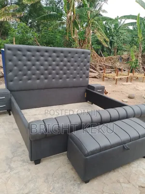 Quality High Kingside Bed Frame With Automan and Side Draw