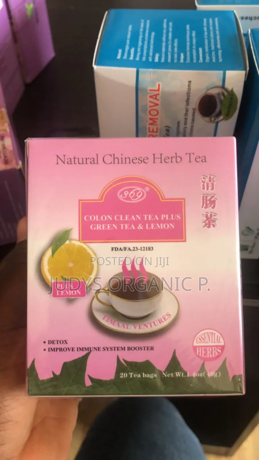 Colon Clean Tea With Green Tea and Lemon