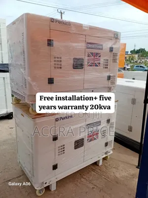 Well Circuited Perkins Diesel Generator 20kva Rated Diesel