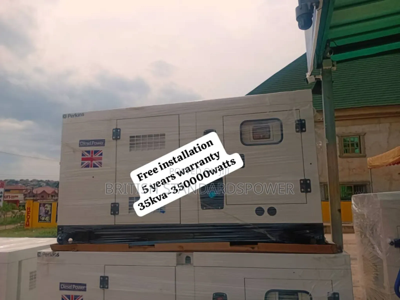 Voltage Stabiliser 35kva Silent Diesel Generator