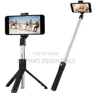 Selfie Stick + Led Light + Tripod (70cm)