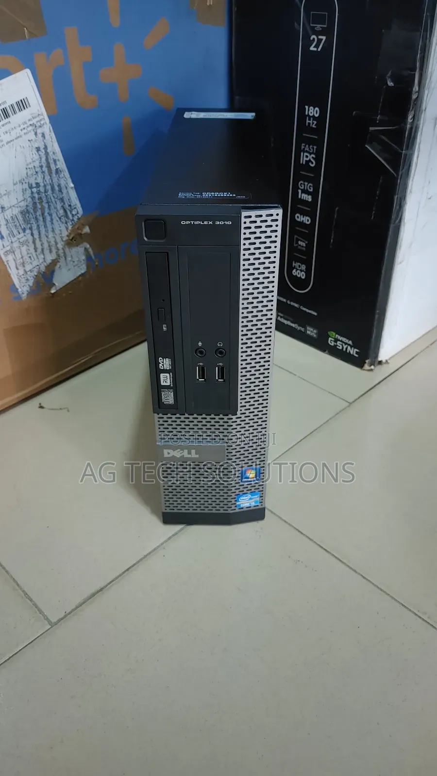 Desktop Computer Dell OptiPlex 3010 8GB Intel Core I5 HDD 500GB
