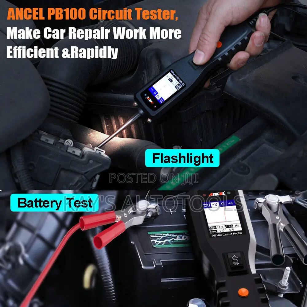 Ancel Pb100 Car Power Circuit Probe Tester, 12v 24v