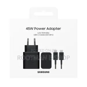 Original 45w Power Adapter Usb C Port (Samsung)