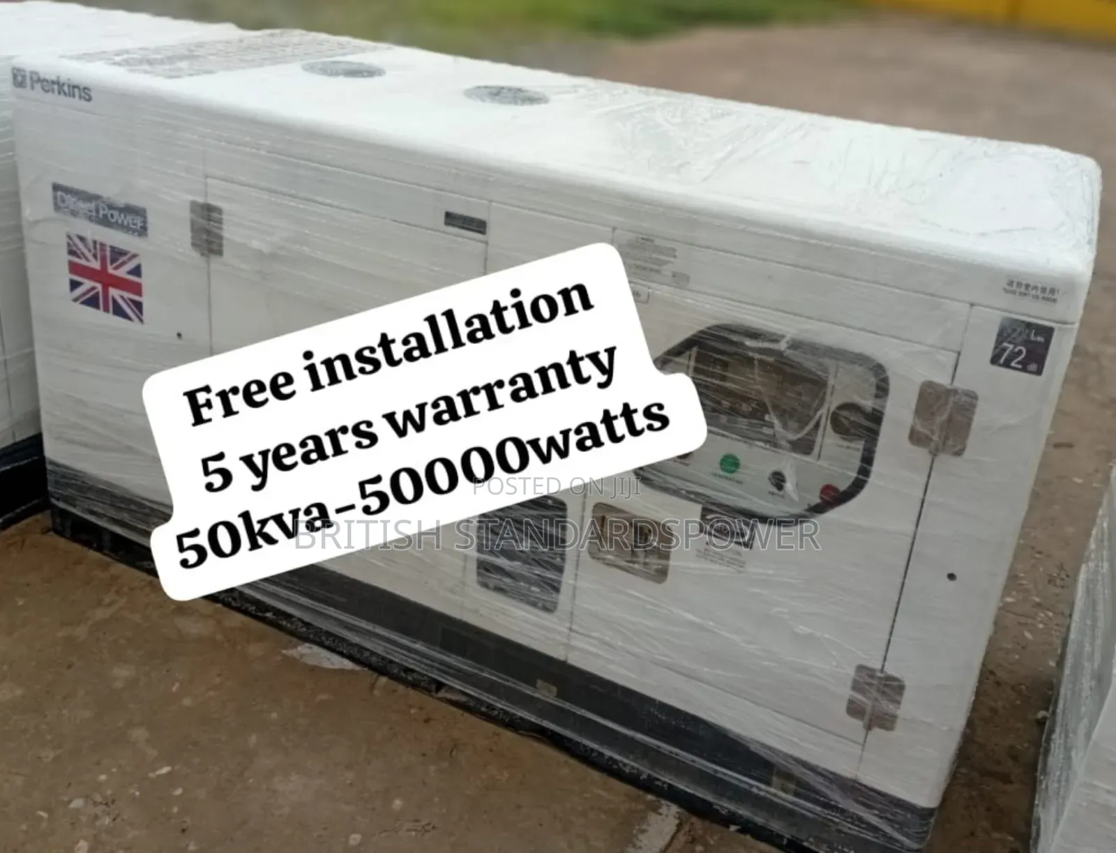 Uninterruptible Power 50kva Diesel Generator