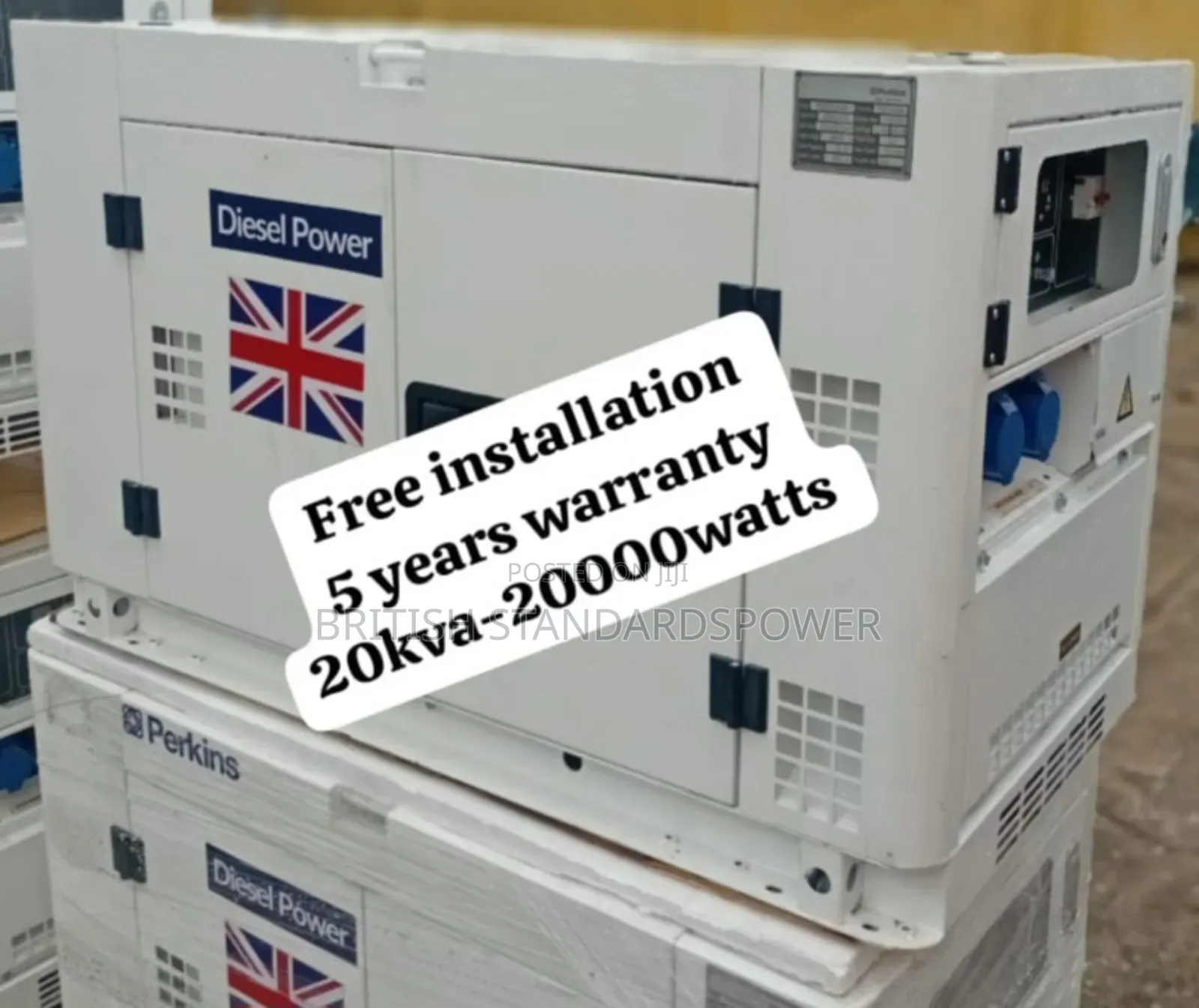 Noise Suppressed 20kva Silent Diesel Generator