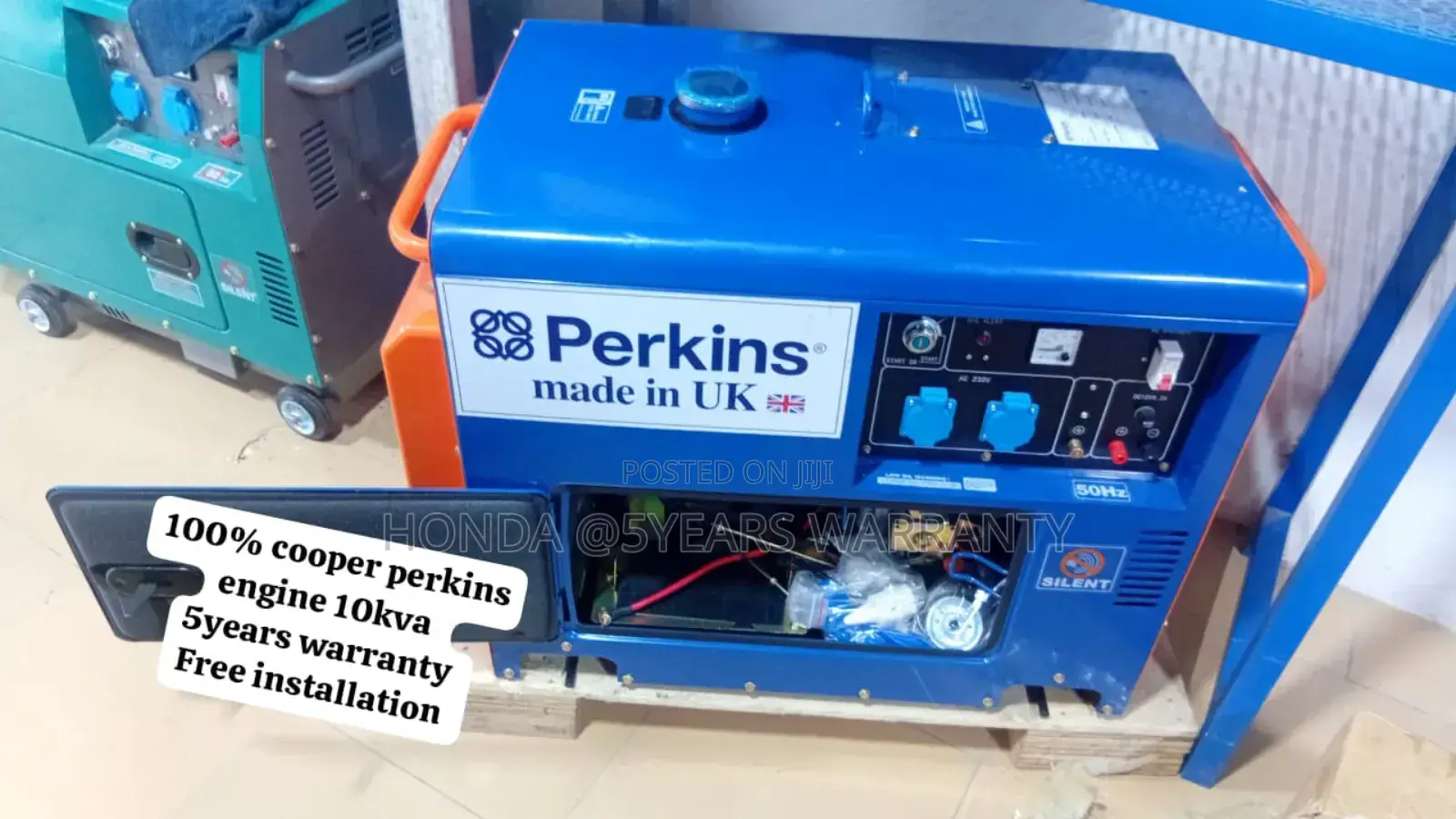 We Service Generators Perkins 10kva 13000wax Silent 10kva