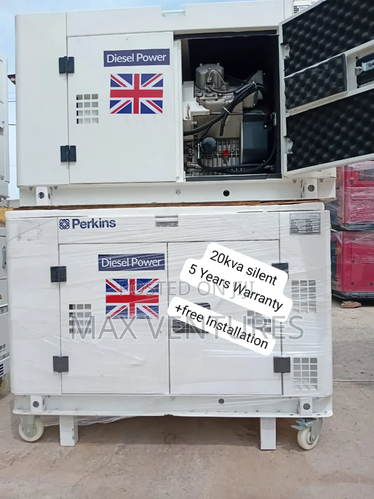 20kva Diesel Powered Generator Unspiraled Design