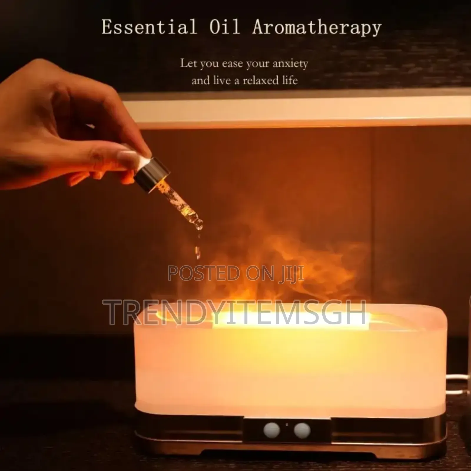 Powerful Mist Air Humidifier Essential Oil Aromatic Diffuser