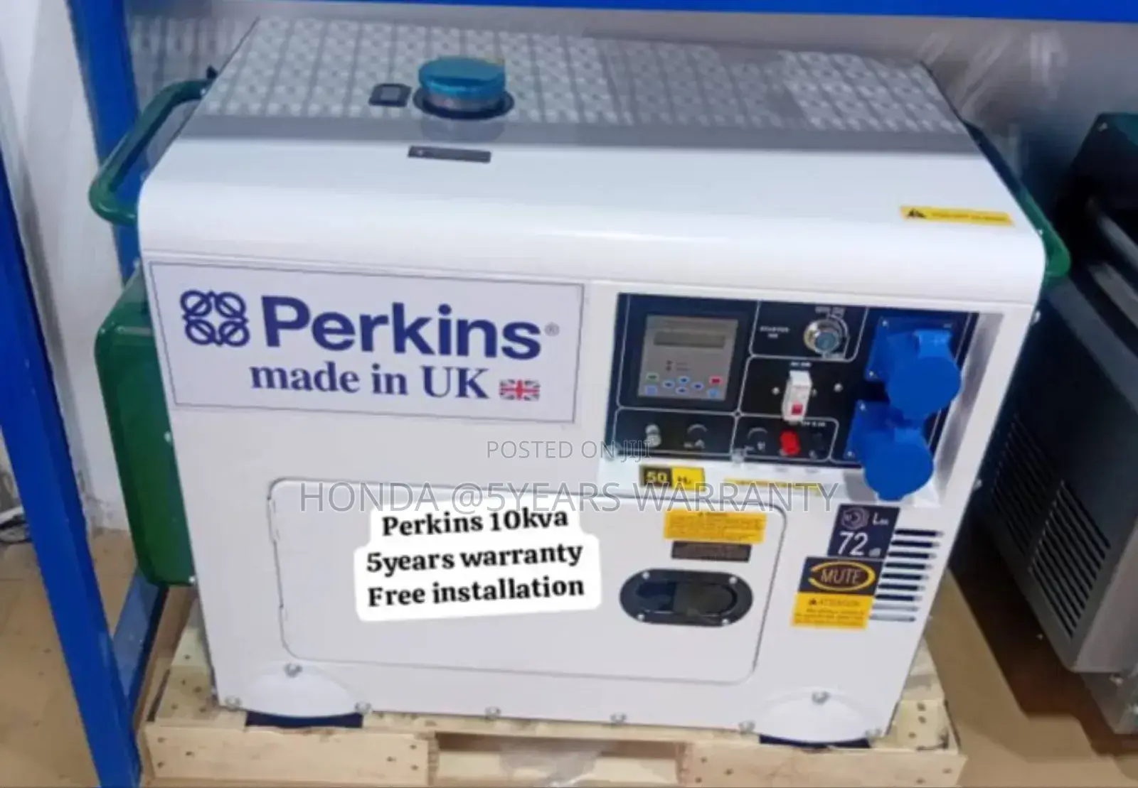 Support Generator Performance 10kva 13000wax Perkins Diesel