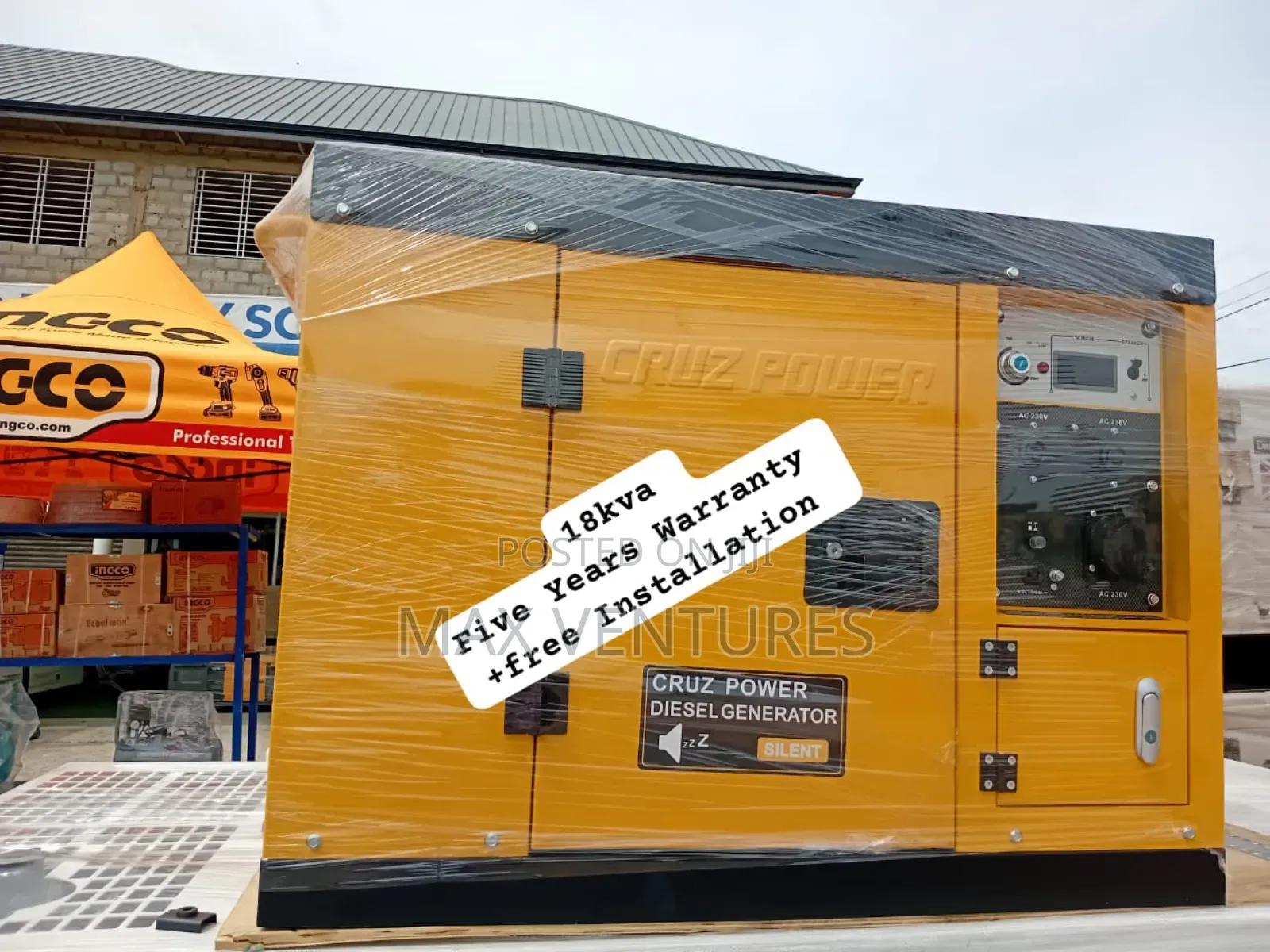 18kva Cruz Diesel Generator Effective Brawny