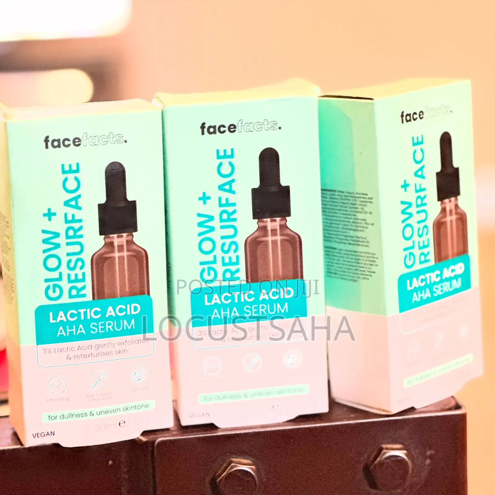 Face Facts Glow Resurface Lactic Acid Facial Serum