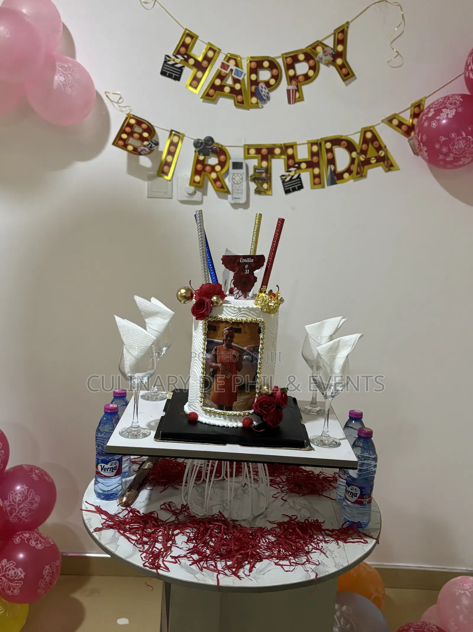 Tall Cream Cake