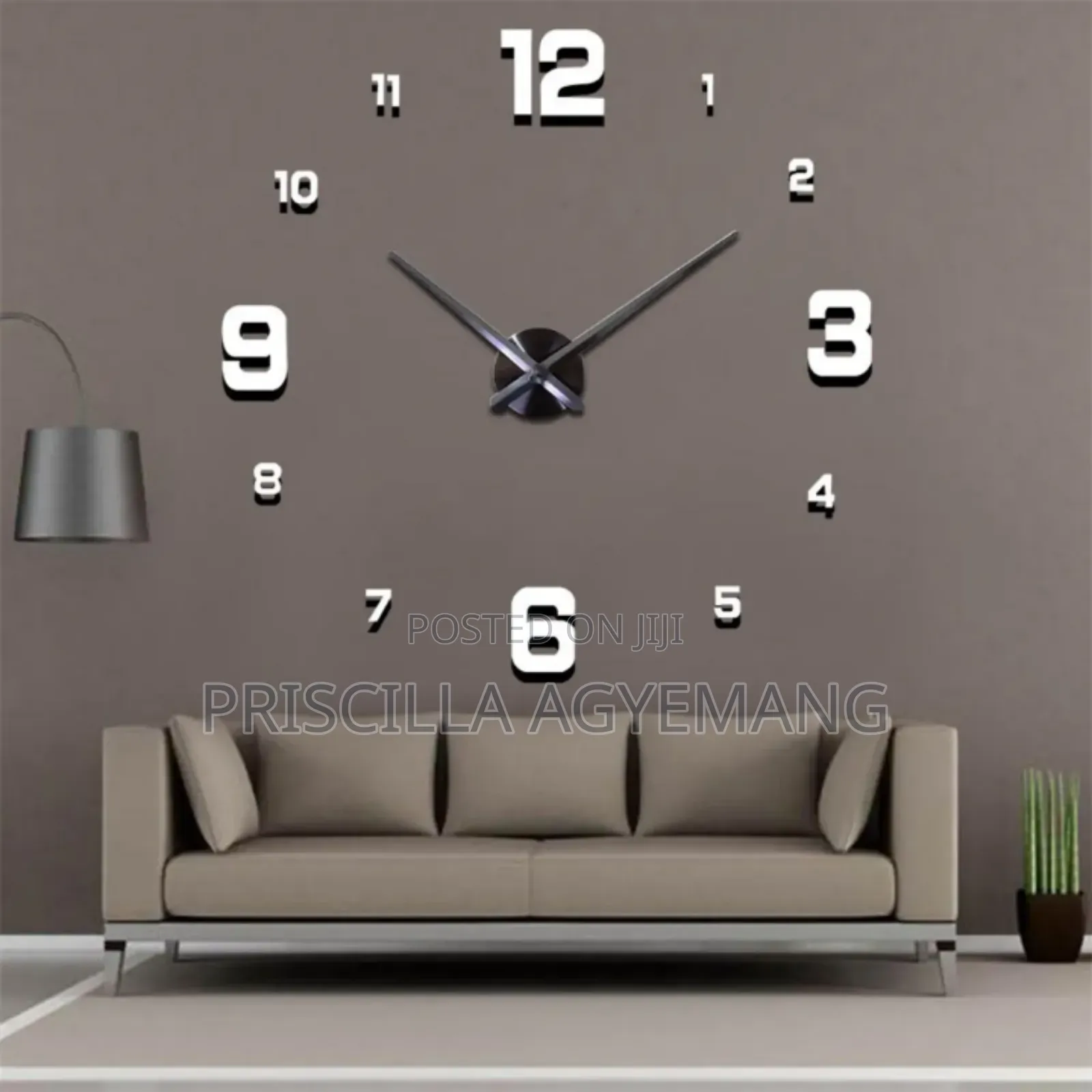 3d Wall Clock Wholesale Available (15 Pieces ) 120 Cm