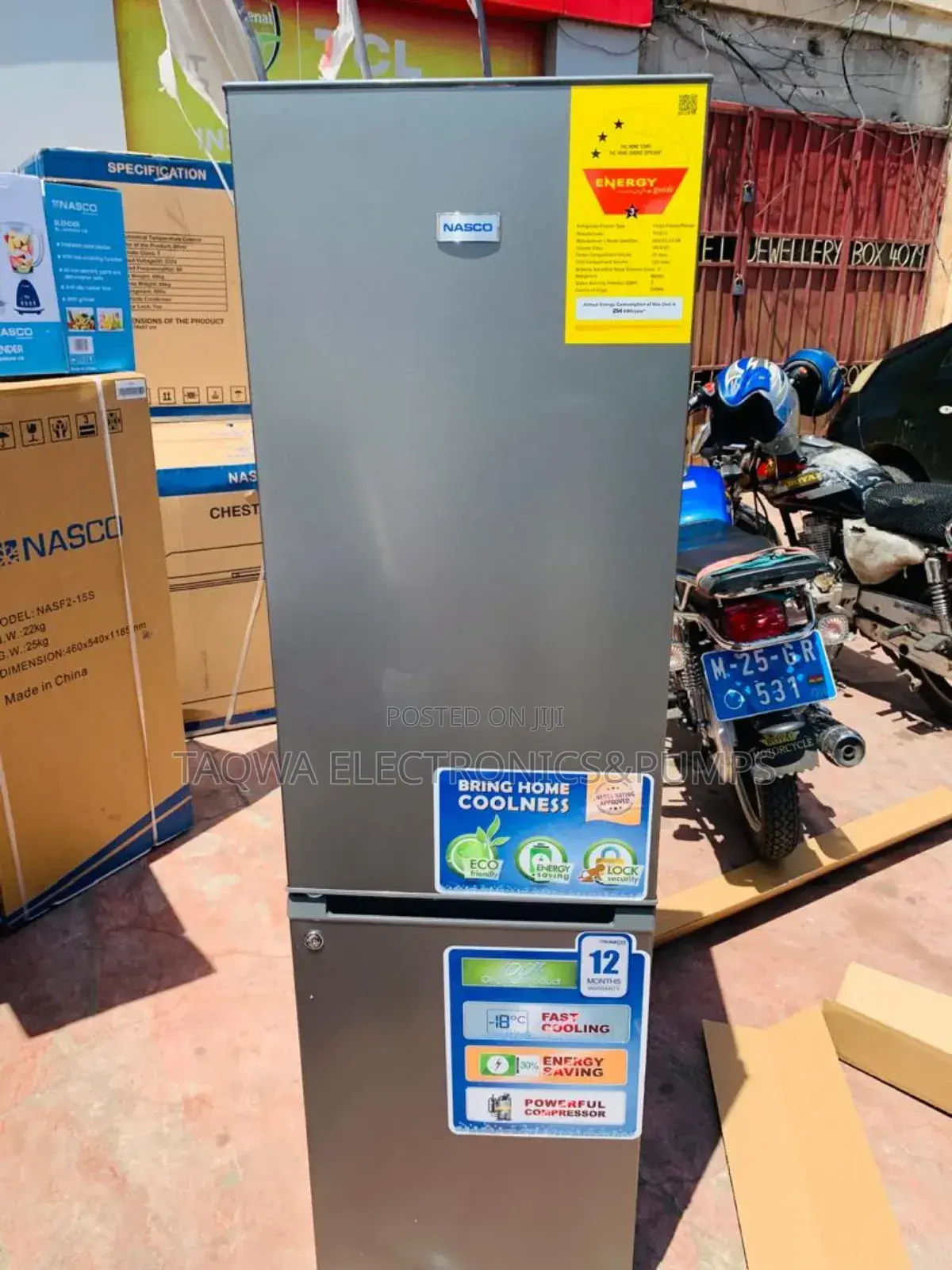 Keep Fresh With Nasco 170l Bottom Fridge