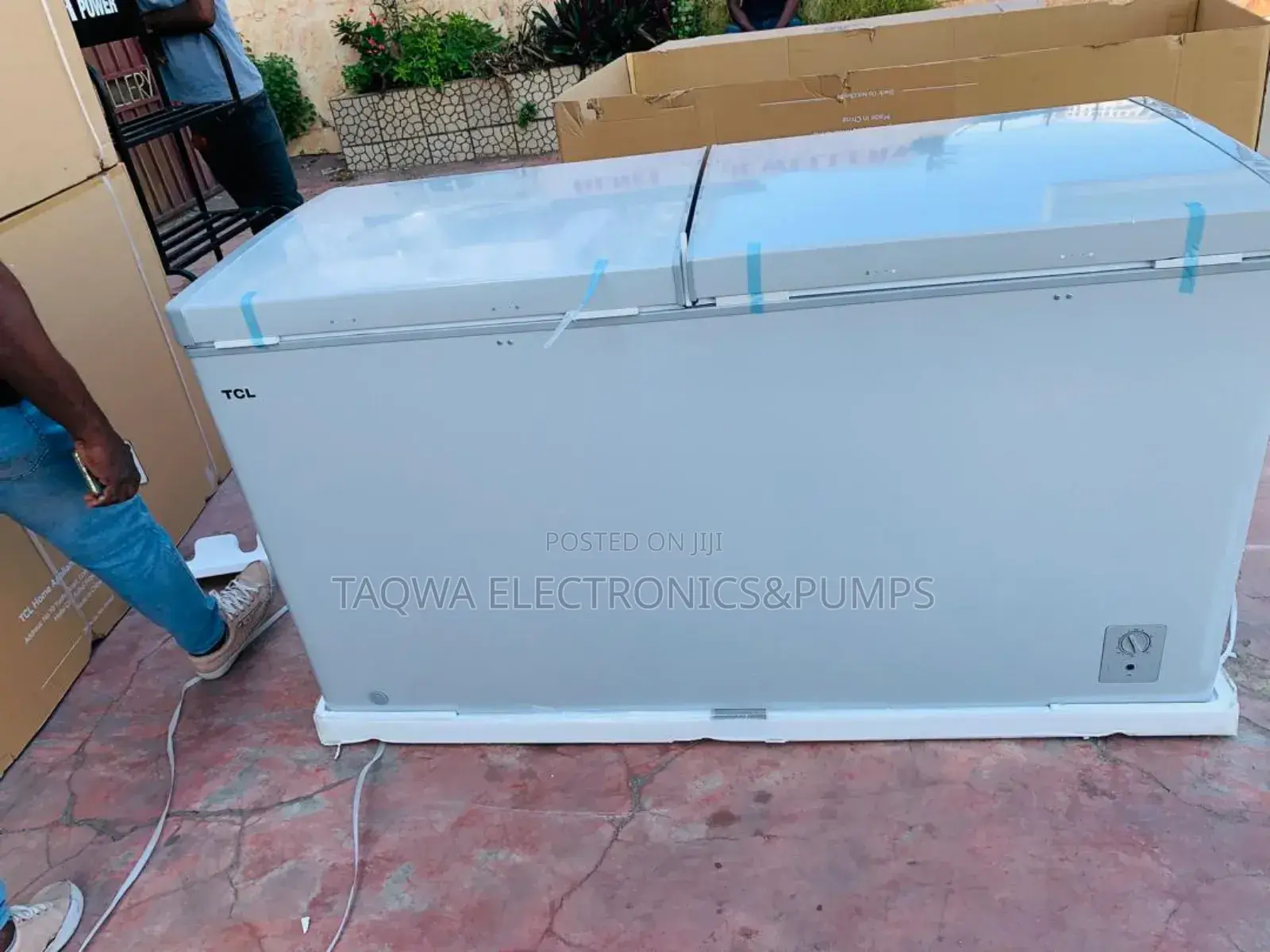 2-Doors TCL 520 Litres Chest Freezer