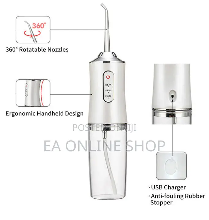 Dental Jet Oral Teeth Irrigator. Tooth Cleaner Water Flosser