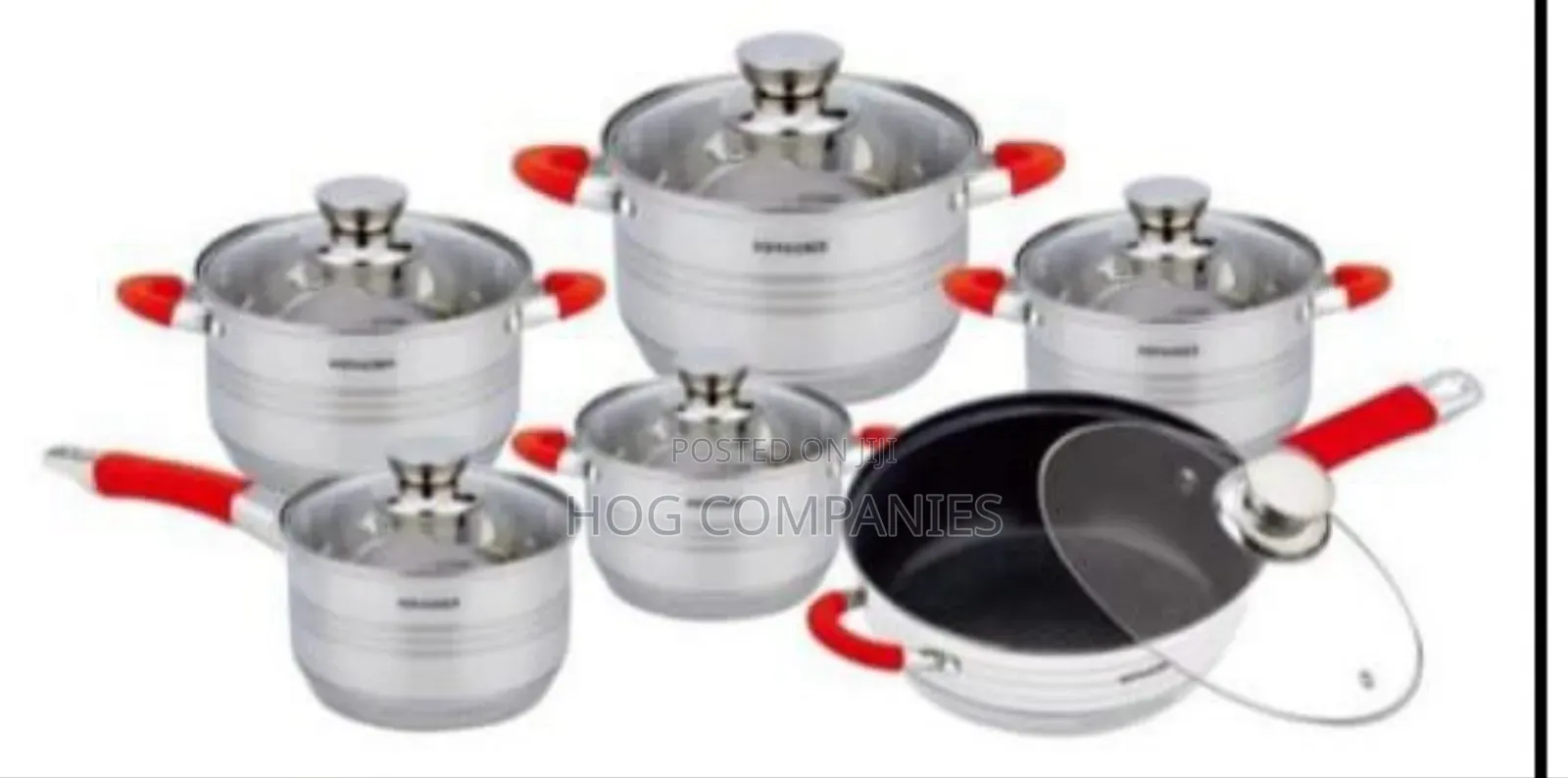 Kitchen Cookware Sets, Stainless Steel Nonstick With Lids