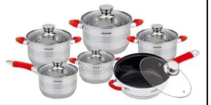 Kitchen Cookware Sets, Stainless Steel Nonstick With Lids