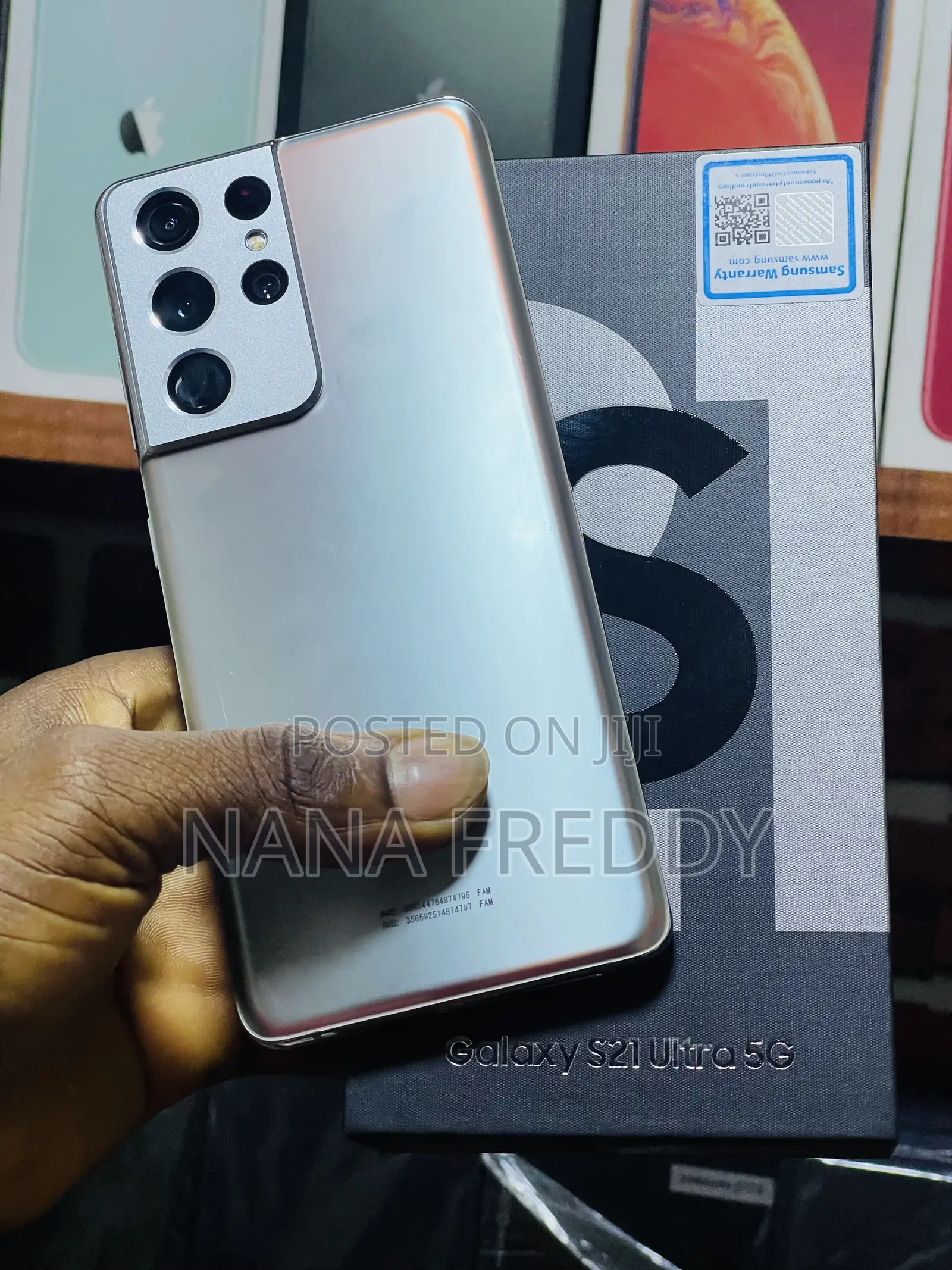 New Samsung Galaxy S21 Ultra 5G 128 GB Silver