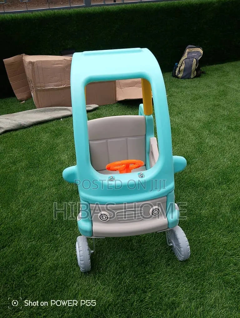 Kids Powered Car Ride on Car for 2 Kids, Front Back Seat
