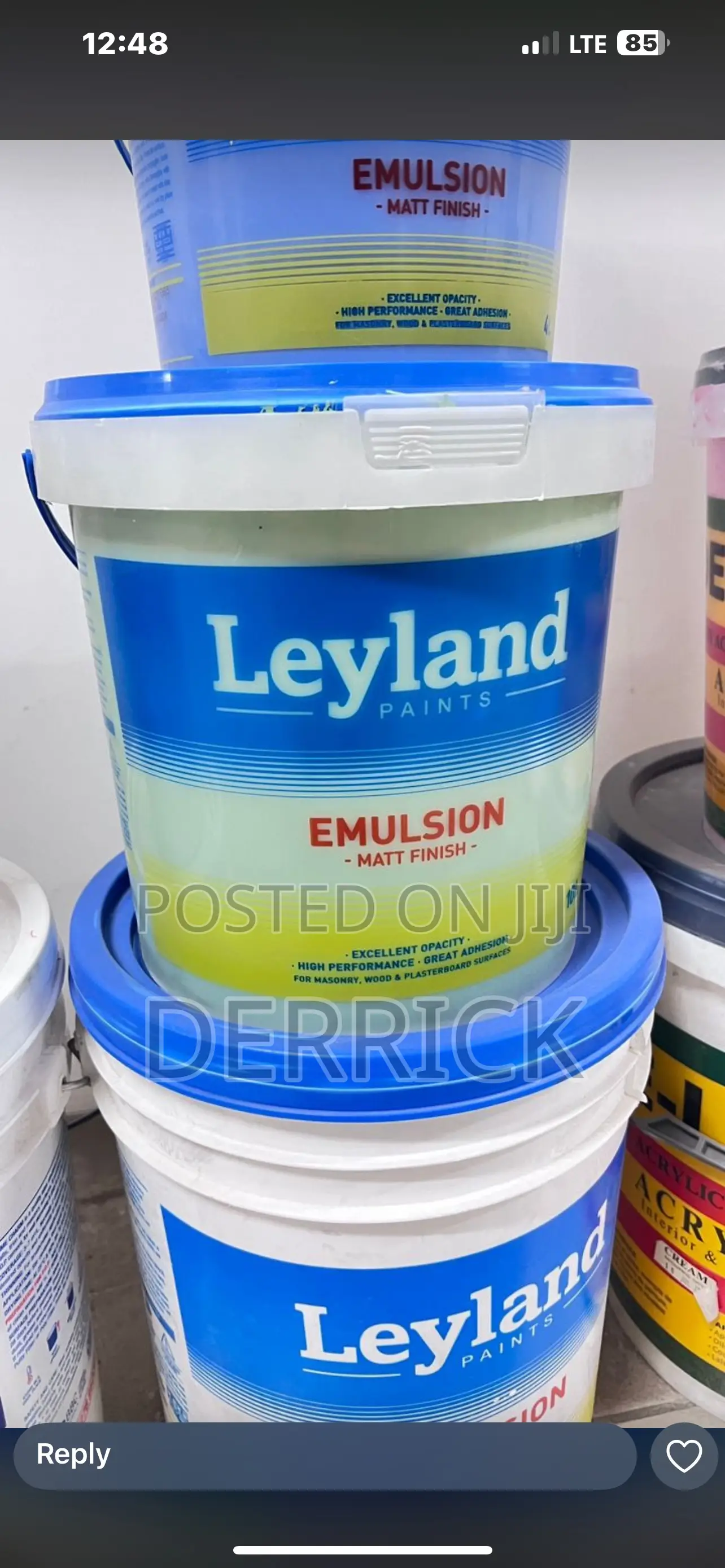 10 Liters Layland Emulsion With Excellent Matt Finish