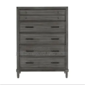 Chest of Drawers Grey,(5 Drawer)