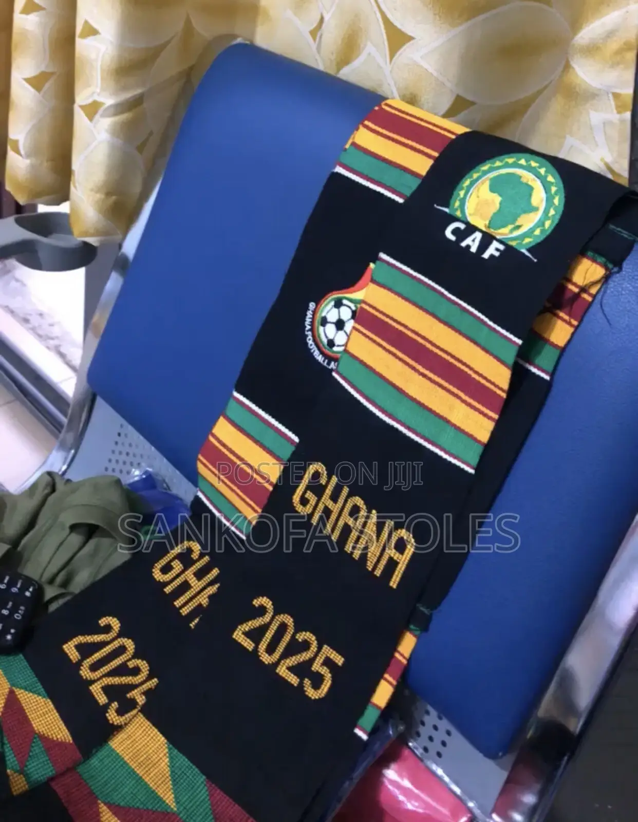 Custom Handwoven Kente Stole Sash