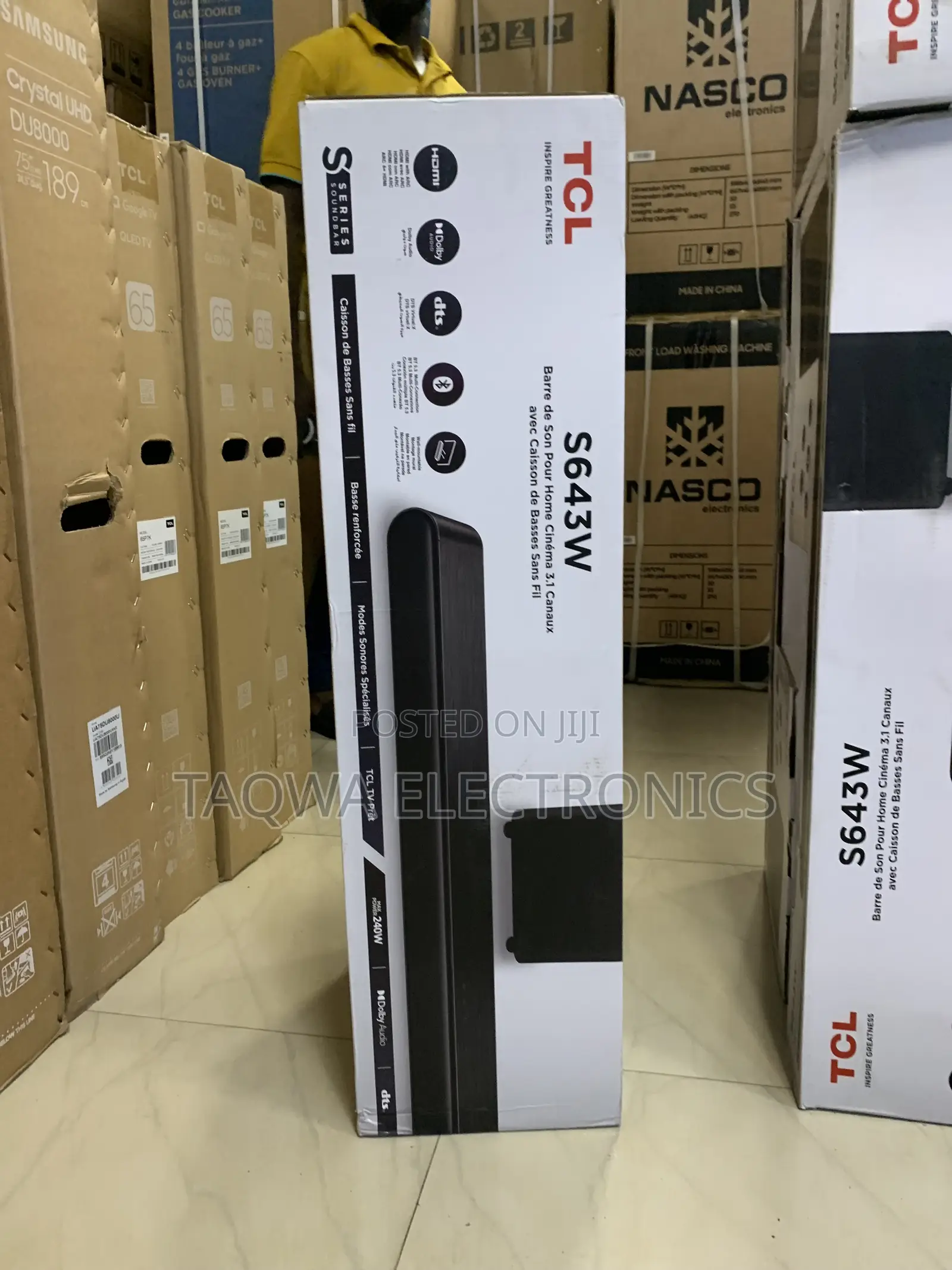 TCL Sound System,S643w Sound Bar