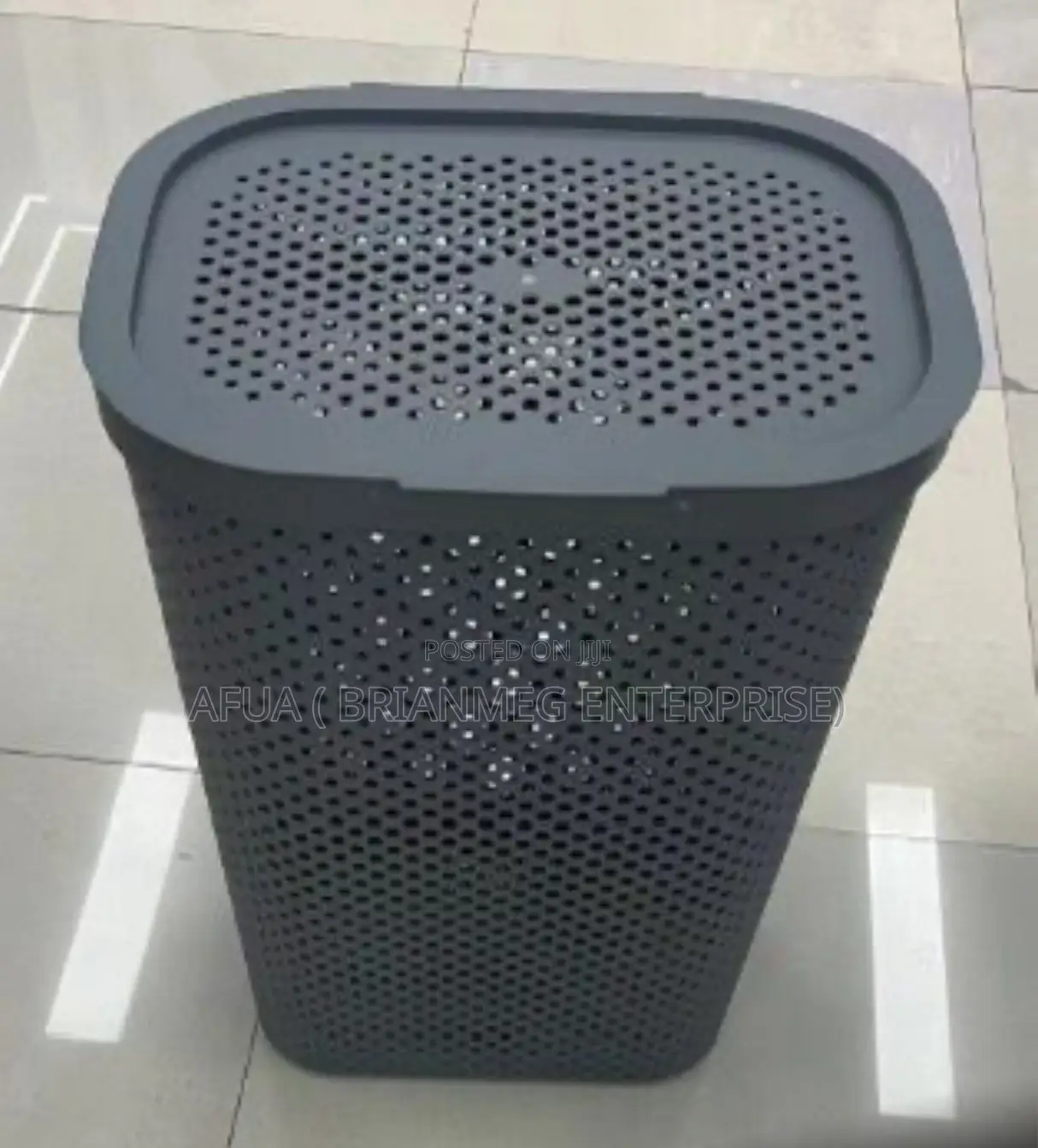 Laundry Basket—60lts (It Comes in White or Ash Color)