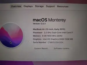 Laptop Apple MacBook Air 2015 8GB Intel Core i7 SSD 256GB