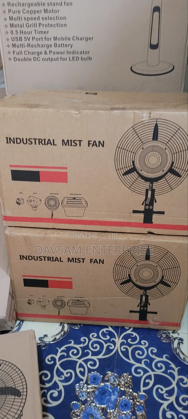 Industrial Mist or Water Fan 26inches