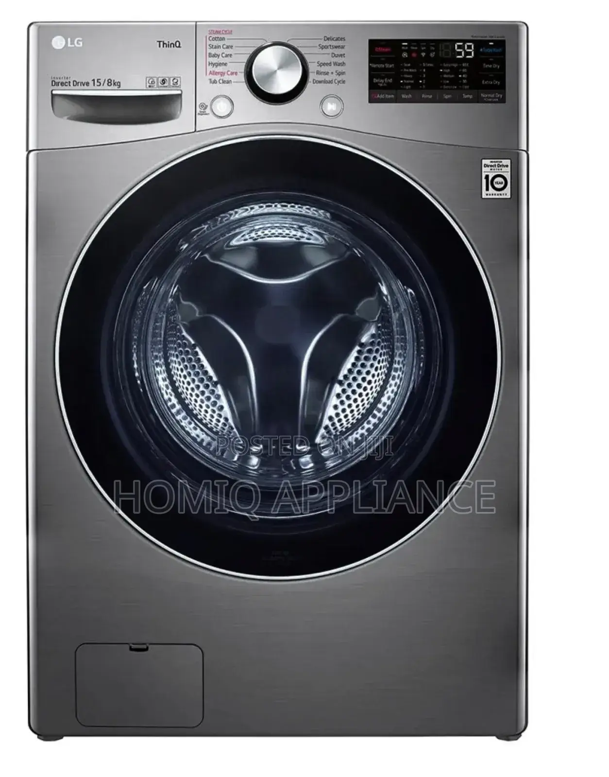 Laundry With Lg 15/8 Kg Washer Dryer: Capacity, Ai Dd