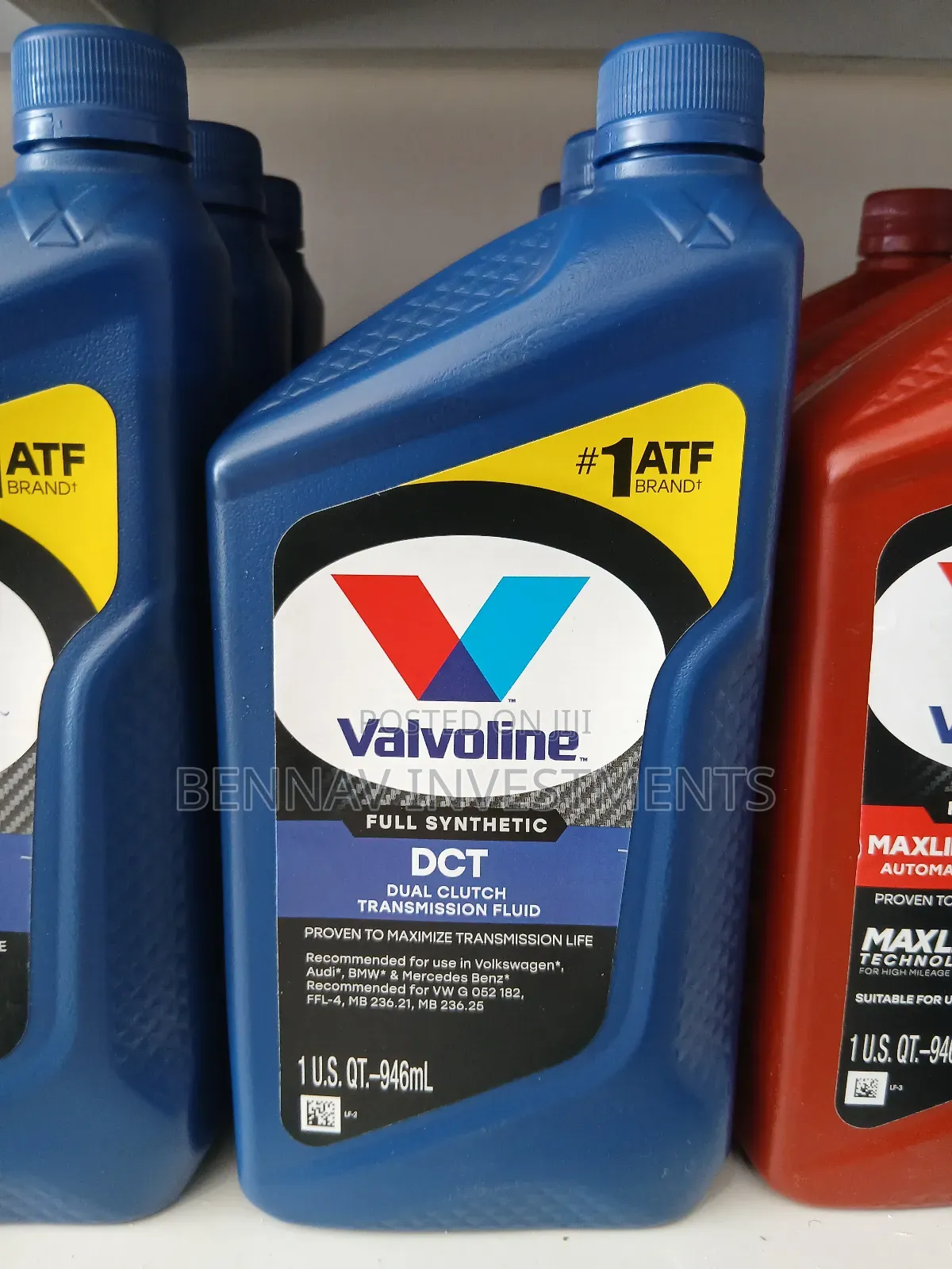 Valvoline Dual Clutch Transmission Oil Dct