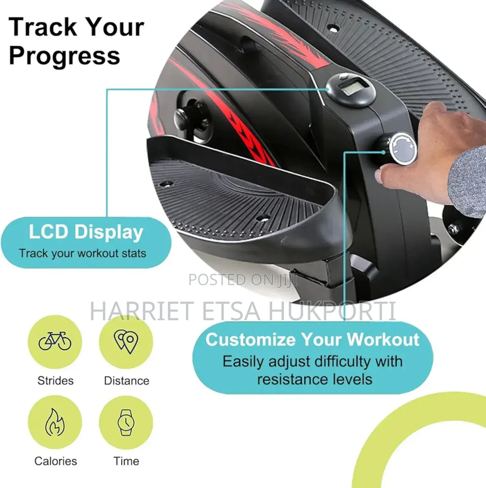 Bd New Under Desk Pedal Exercise Bike for Home/Office FRM Uk