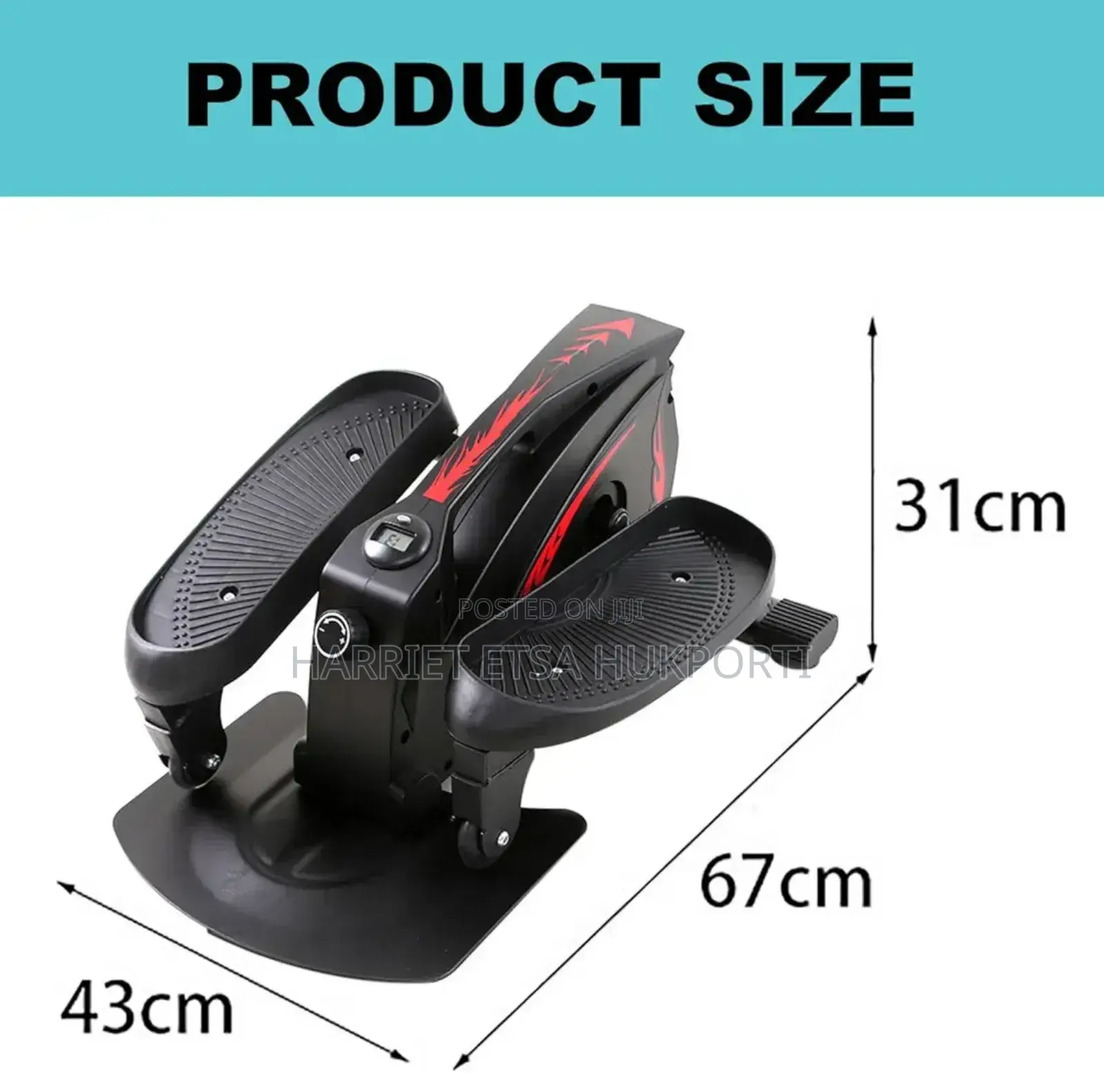 Bd New Under Desk Pedal Exercise Bike for Home/Office FRM Uk