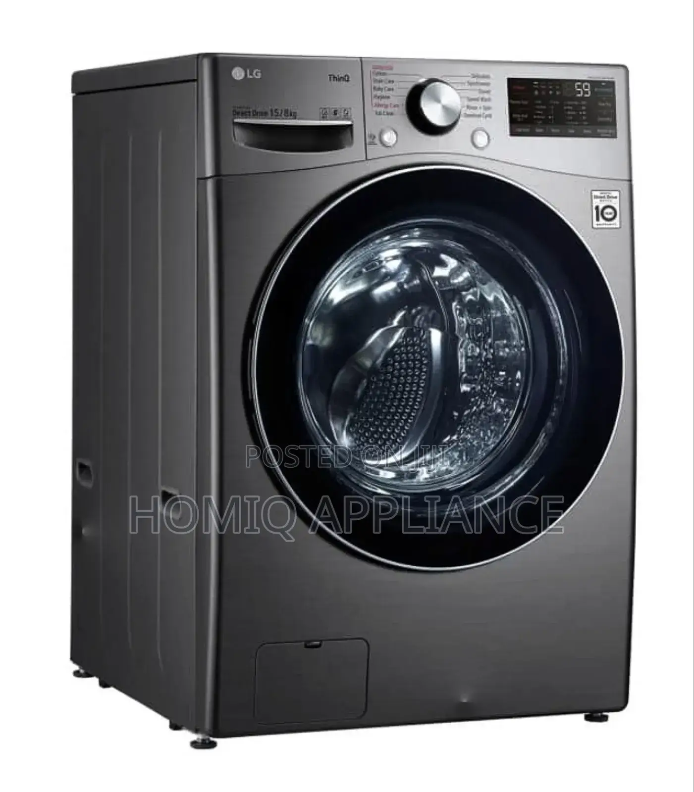 Clean Clothes Lg 15/8 Kg Washer Dryer Thinq and Ai Dd