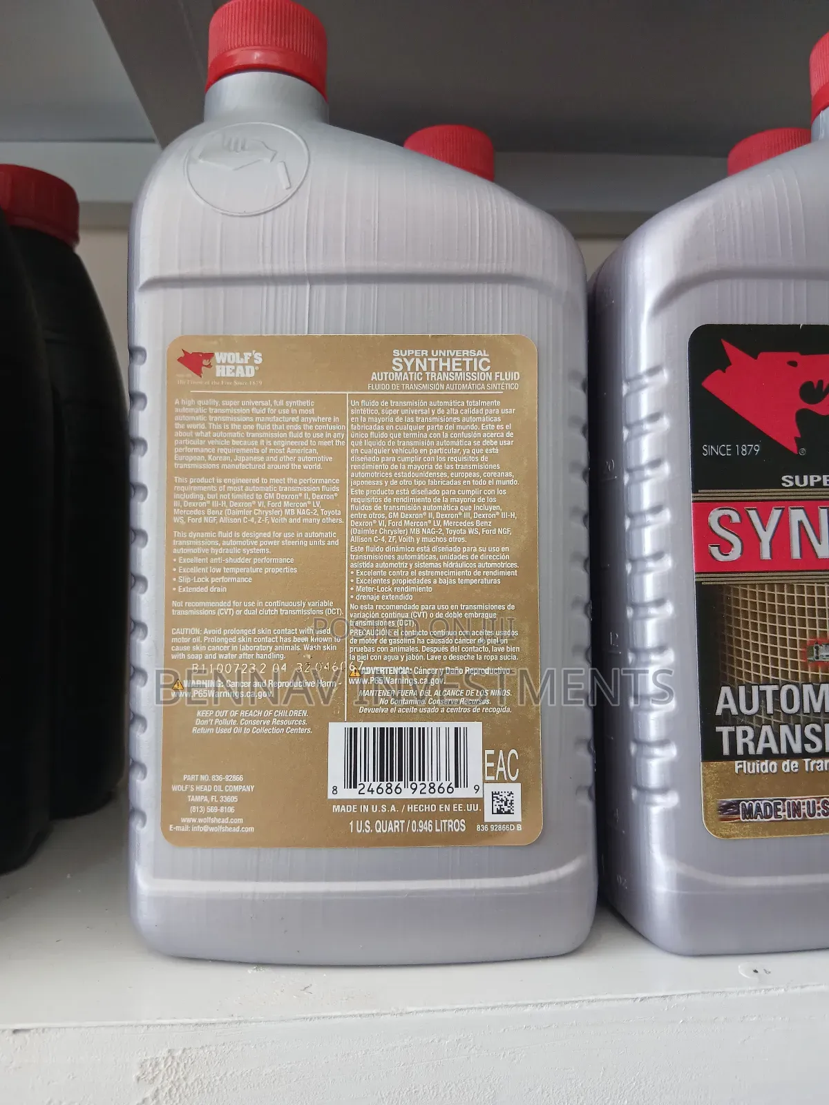 Wolf's Head Super Universal Full Synthetic Atf