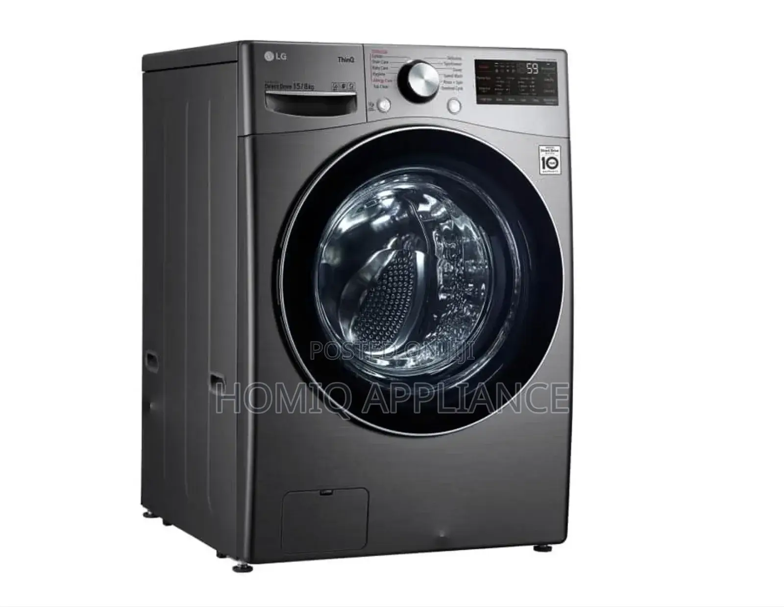 Lg 15/8 Kg Washer Dryer: Ai Dd, Steam Effortless Laundry