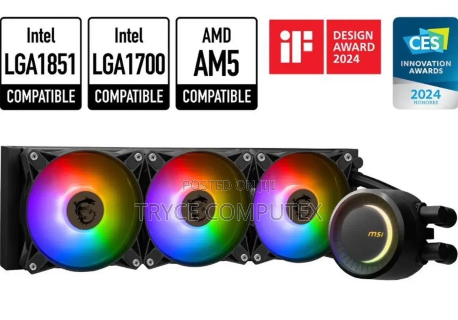 Msi Mag Coreliquid E360 Black - Aio Argb Cpu Liquid Cooler