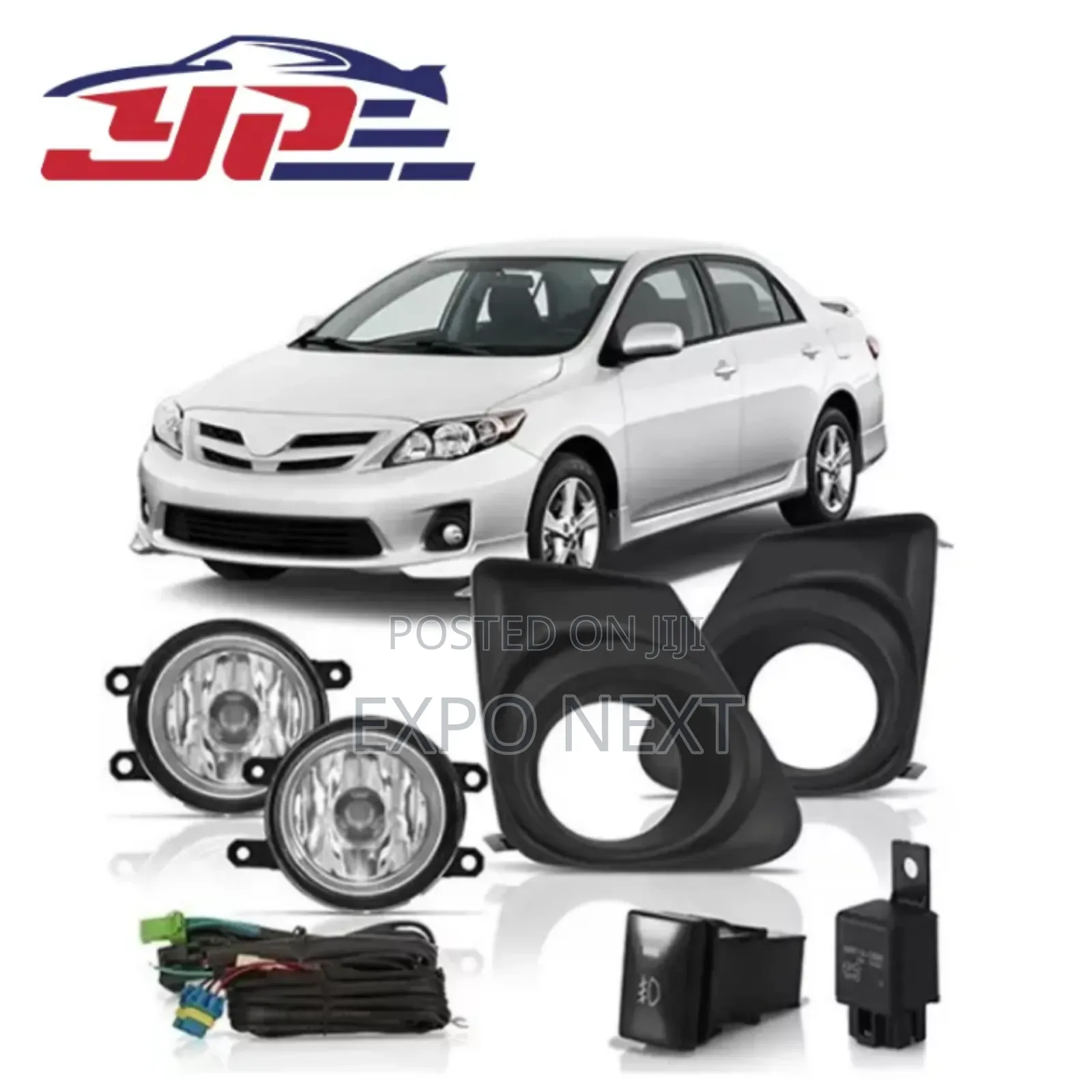Set Led Light Fog Light Cover For Corolla 2012-2014