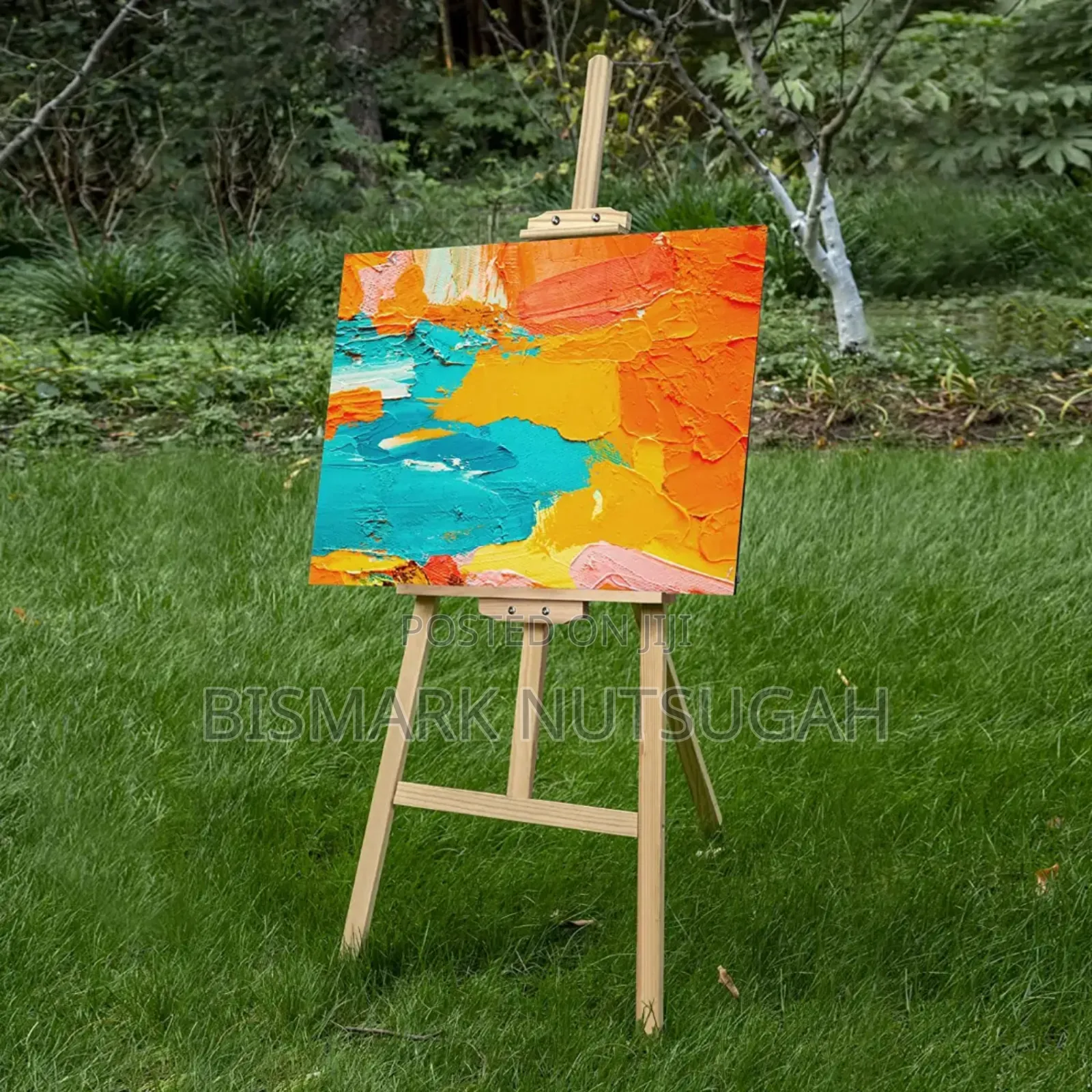Art Easel Wooden Painting