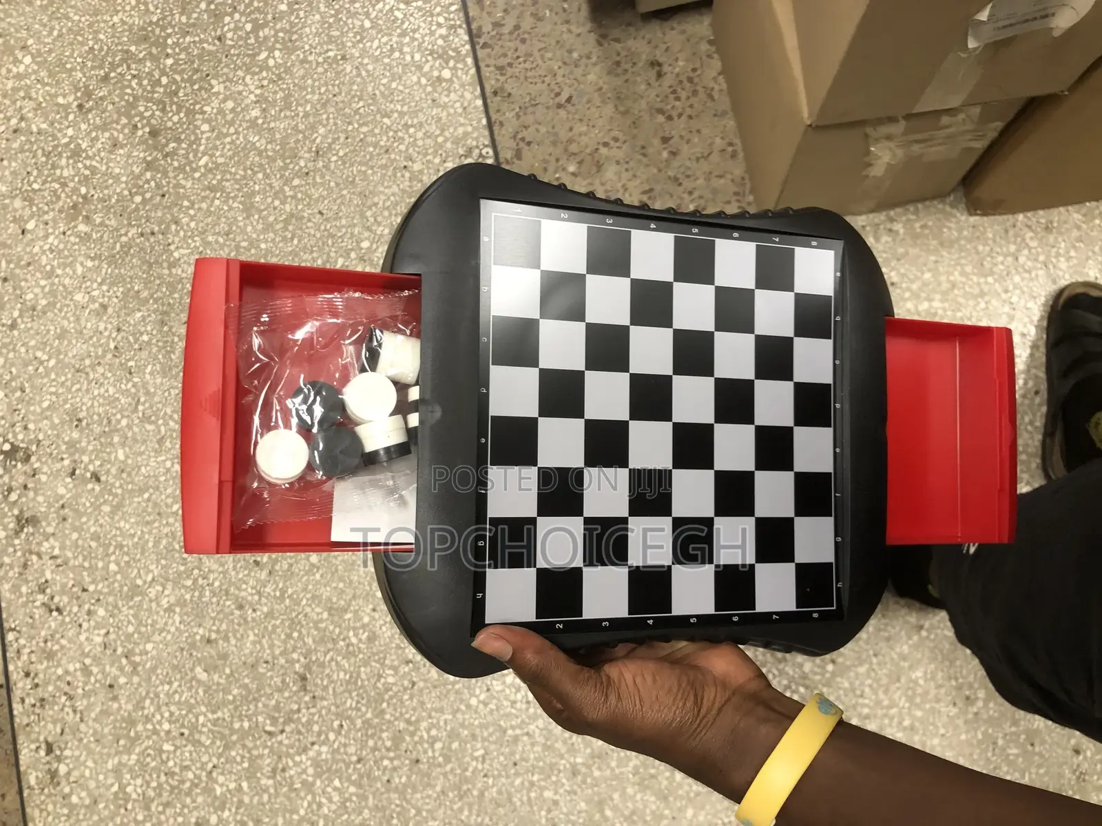 Checkers Magnetic Board