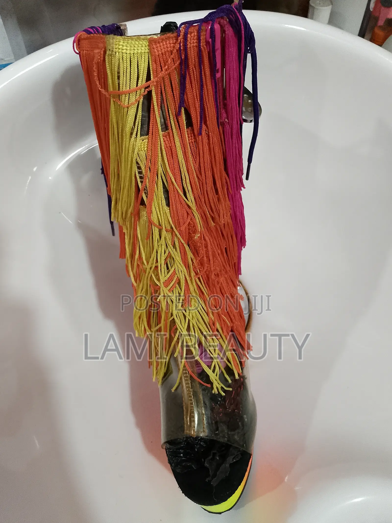 Multi Colorn Costumehigh Plat Form Heelsize