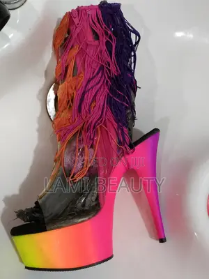 Multi Colorn Costumehigh Plat Form Heelsize