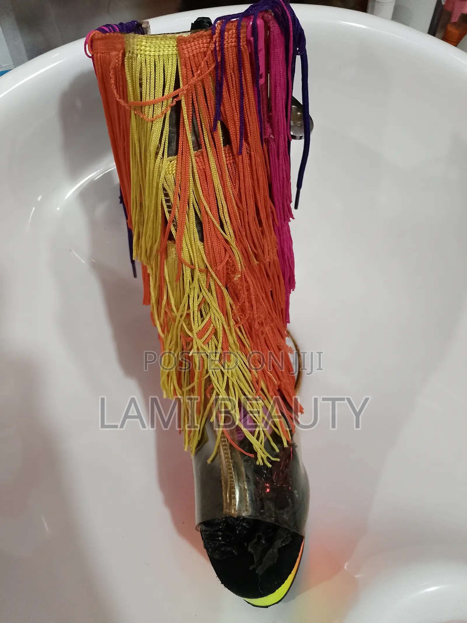 Multi Colorn Costumehigh Plat Form Heelsize