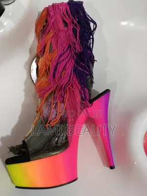 Multi Colorn Costumehigh Plat Form Heelsize