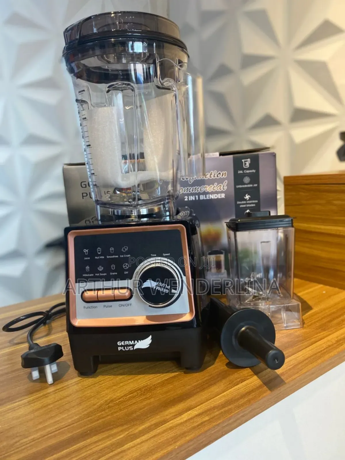 German Plus Blender 2 in 1