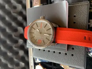 Diesel Men Red Silicone Watchi