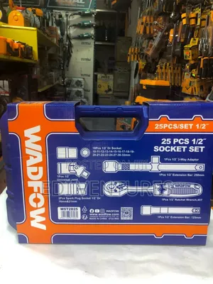 Wadfow 25 PCS 1⁄2 Inch Socket Set